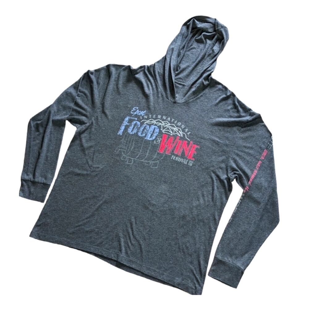 Disney Epcot International Food & Wine Festival hooded shirt size XXL